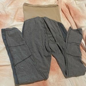 MOTHERHOOD MATERNITY - Grey and Blue Leggings Size Large